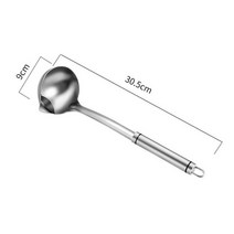 주방 소쿠리 스트레이너 스테인레스 스틸 스쿱 필터 긴 손잡이 스키머 오일-물 분리 스푼 주방 도구 액세서리, A