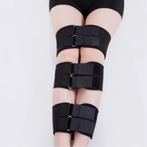통기성좋은 다리교정용 3중벨트 자세교정 안짱다리, 1개