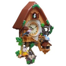 뻐꾸기시계 이사선물 벽걸이 엔틱 거실 침실 괘종 벽, 12 인치-모델  208