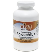 비바비타민 프리즈-드라이드 애시도필러스 20억 캡슐, 250개입, 1개