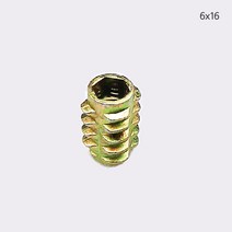 디데이마트 총알피스 번데기 가시너트 총알나사, 뻔데기 6X16_(10개)