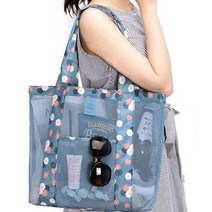 비치백 여름백 쇼퍼 바캉스 매쉬백 가방 워터파크 방수 물놀이 투명백_308uk