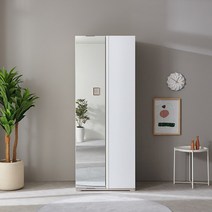 [솔직한가격] B131 높은 거울 행거 옷장 800 2colors가구전문점 빠른대응, 메이플