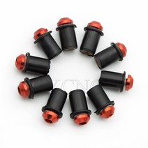 10PCS 5mm 앞 유리 볼트 나사 혼다 CBR 125R 954 RR F4i, 03 빨간