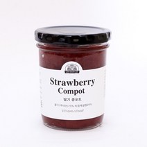 딸기 절임 디저트 딸기 콩포트 220g, 없음