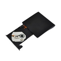 cd리더기 CD롬 CD플레이어 DVD USB 3.0 슬림 외부 dvd rw cd 라이터 드라이브 버너 리더 17, 검은색