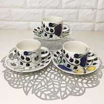 [ARABIA] 아라비아 파라티시 티컵 280ml 받침 세트 3종 택1 203001, 02.블랙 203201, 1개