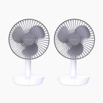 디노보 저소움 인테리어 탁상용 무선 선풍기 GXZ-F819, 화이트