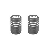 바이크 오토바이 부품 소모품 CNC 알루미늄 타이어 림 에어 포트 커버 밸브 휠 스템 캡 방진 KTM 듀크 125 200 250 390 690 용, 16 style3 gray