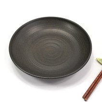옹기접시 26cm 원형접시 부페접시 보쌈접시 옹기그릇, 상세페이지 참조