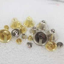 와요또 합금 미니종 16mm 26mm 38mm 도어벨 장식종, 중, 골드