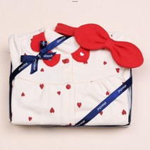 [압소바1] 슈슈헤어밴드바디슈트 AY7-10622 [백일 돌선물] 75∼90