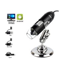 1600X 1000X 디지털 현미경 카메라 8LED 산업 돋보기 USB WiFi 내시경 스마트 폰 PCB 검사 도구, 3 IN 1 리프트 스탠드