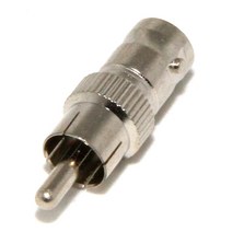 준케이블 BNC 변환젠더, 1개, BNC(F)-RCA(M)젠더