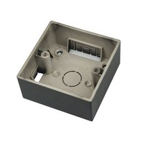 Avoir-86 형 장착 정션 박스 표면 벽 은폐 스위치 소켓 케이스 플라스틱 외부 설치 콘센트 상자 흰색 검정색, 35mm, 블랙