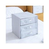 패브릭 속옷 양말 수납 정리 보관함 서랍칸막이, 그레이