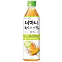 롯데칠성음료 더하다 옥수수수염차 플러스 500ml 6개 식이섬유 음료