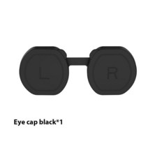 플레이스테이션VR2 PS VR2 용 6 인 1 게임 컨트롤러 보호대 실리콘 보호 패드 미끄럼 방지 플레이 스테이션 VR 2 액세서리, [02] Eye cap black, 02 Eye cap black