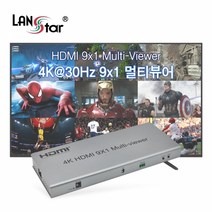 LS-HDM902 4K HDMI 모니터화면 영상 9분할기 멀티뷰어