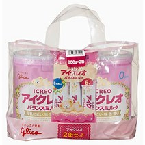 아이클레오 밸런스 밀크 800g×2캔 세트(샘플 첨부) 가루 우유 베이비용 アイクレオ バランスミルク 800g×2缶セット(サンプル付き) 粉ミルク ベビー用