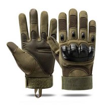 DL PKFARM 밀리터리 테크니컬 스마트 터치 아웃도어 레저 너클 군용 장갑, 1쌍, 브라운