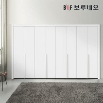 보루네오 300cm 링고 여닫이 붙박이장 10자, 그레이_다크그레이 300cm