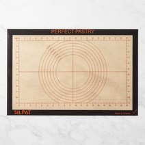 (프랑스) 실팻 붙지 않는 실리콘 측정 베이킹 매트 Silpat Nonstick Silicone Perfect Measurements Pastry Mat