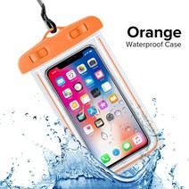 잠수함 케이스 핸드폰 방수 ip68 for iphone 13 12 xs max xr x, 스타일 1-오렌지