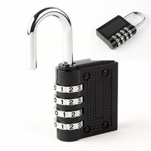 번호 자물쇠 8x4x2cm 철문잠금장치 음식물쓰레기통자물쇠 방향자물쇠 옥상열쇠보관함 수동번호키 캐비넷번호키