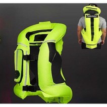 에어백조끼 입는에어백 라이딩 바이크용 안전보호장비, 올드버클그린의세대3XL