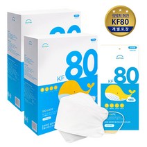 바이오 셀프케어 KF80 마스크 소형 화이트 (유아/어린이용) 개별포장 50매x2박스, 50개입, 2개