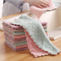마이아웃렛 빨아쓰는행주 예쁜 극세사 벨벳 주방행주 타월 10개 20개, 10개 (중형 25cm x 25cm)
