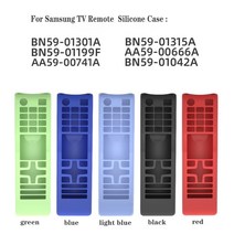 실리콘 TV 리모컨 보호대 케이스 커버 스킨 삼성 BN59-01199F AA59-00666A AA59-00741A, 03 black