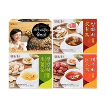 담터 호두 아몬드+율무차+쌍화차+생강차+대추차 4종 1세트 명절 및 집들이 선물