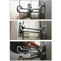 2중 안전 침입방지 새집 현관문 방범 고리 다세대 1인 아파트 문열림 보안 여성 장치