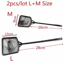 어항 수족관 열대어 애완용 수족관 brazil net 어망 스푼 그물 3 크기 스퀘어 새우 small tetra fish tank net high quality Aquarium, 1L 사이즈 × 1M 사이즈, 검은 색