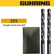 독일 GUHRING 205 스트레이트 핸들 트위스트 드릴 비트 코발트 다이아몬드 함유 스테인리스강 1-6mm 고속강, [80] 4.55, [02] 10PCS