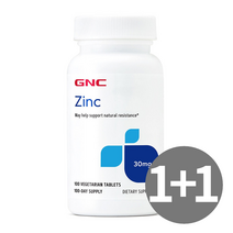 GNC 지엔씨 징크 아연 30mg 100타블렛 2개, 100정
