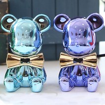 도그독 레인보우 크롬베어 [1+1세트] 차량용방향제, 크롬베어 (핑크 + 퍼플), 넘버5 X 2개