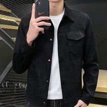 벨벳 소재 깔끔한 남성 스타일 예쁜 스웨이드 재킷 자켓 남자봄 남자봄아 우터 데님 진청