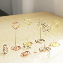 (TB) 컬러풀 가격표 pop 사진 메모 꽂이 클립 홀더 set, 별 SET