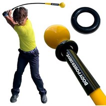 138791 중량급 골프 스윙 연습기 바디 파워 드라이브 BODY POWER DRIVE 2 (전용 웨이트 포함) 골프 연습기