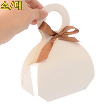 선물 종이 미니 포장 쇼핑백 가방 상자 박스 AT, 색상/사이즈, 대 - 브라운