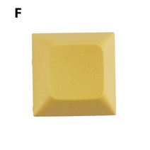 포인트키캡 무각 측각 키 옛날키보드 키보드윤활 혼합 색상 녹색 노란색 파란색 흰색 게임용 투명 기계식, f