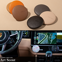 아트센트 천연소가죽 차량용 방향제, 5. Citrus [제주감귤], 13. Navy, 1개