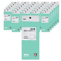 ECOONE 방역 마스크 소형 KF94, 1개입, 100개, 화이트