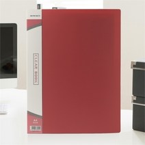 셀러허브 생활리빙 오피스 A4 클리어화일 100매/문서보관 파일, 기본