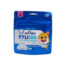핑크퐁 어린이 자일리톨 100 5EA 아기 사탕 캔디 스톤, 단품