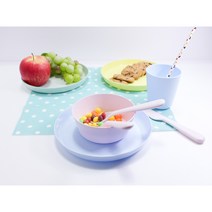 이케아 칼라스 유아 어린이 접시 그릇 컵 식기 5종 6개세트, 식기도구