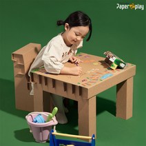 페이퍼2플레이 키즈체어 데스크 세트 키즈의자 베이비의자, 체어(소가12000)